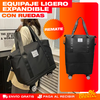 Bolsa de Equipaje Ligero Expandible con Ruedas