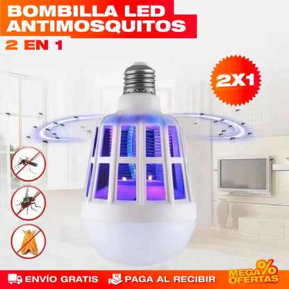 Bombilla LED Antimosquito 2 en 1 – Promo 2x1
