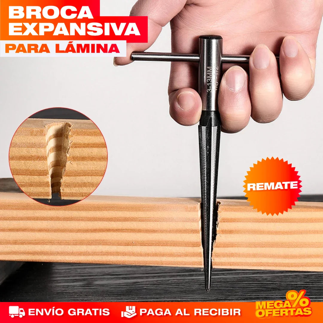 Broca Expansiva para Lámina