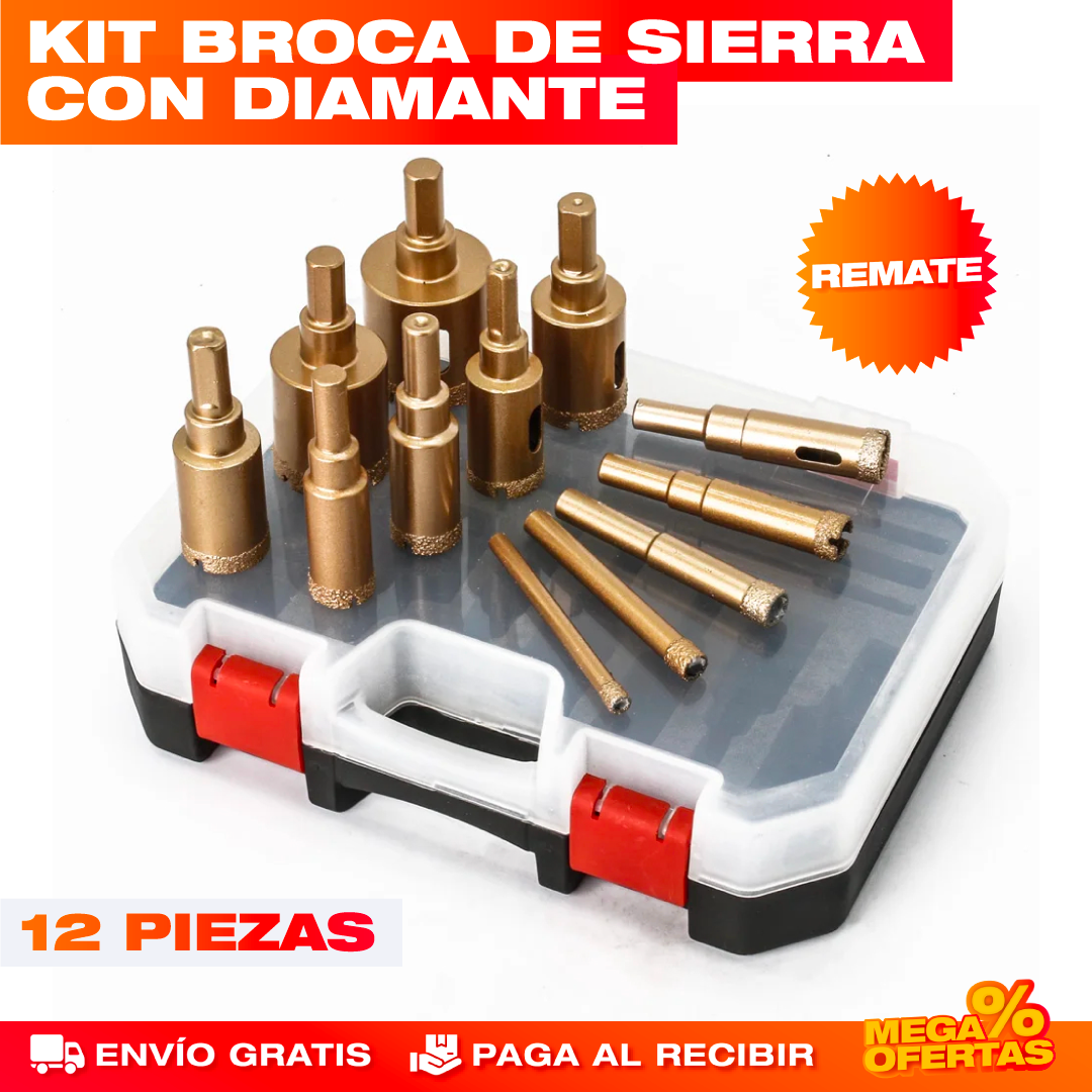 Kit de Brocas de Sierra Diamantadas