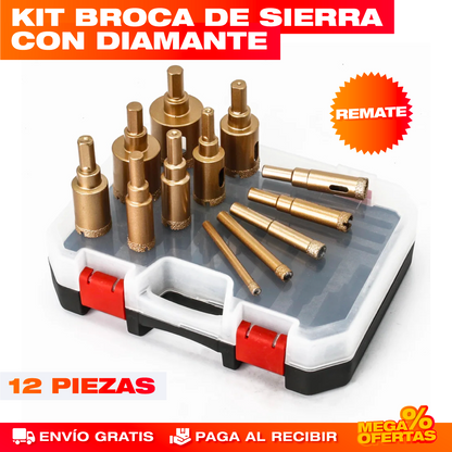 Kit de Brocas de Sierra Diamantadas