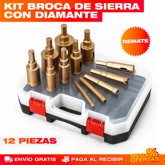 Kit de Brocas de Sierra Diamantadas