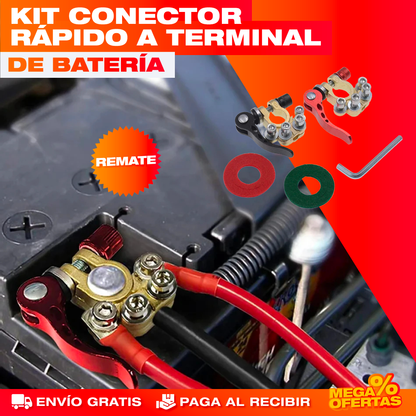Kit Conector Rápido a Terminal de Batería