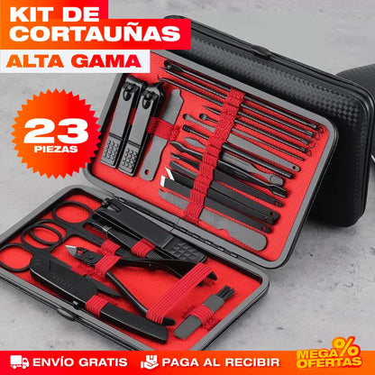 Kit Cortaúñas Alta Gama – 23 Piezas