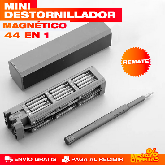Kit Mini Destornillador Magnético 44 en 1