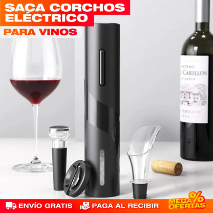 Sacacorchos Eléctrico Profesional 3 en 1
