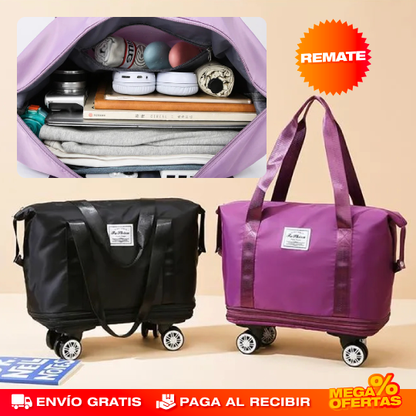 Bolsa de Equipaje Ligero Expandible con Ruedas