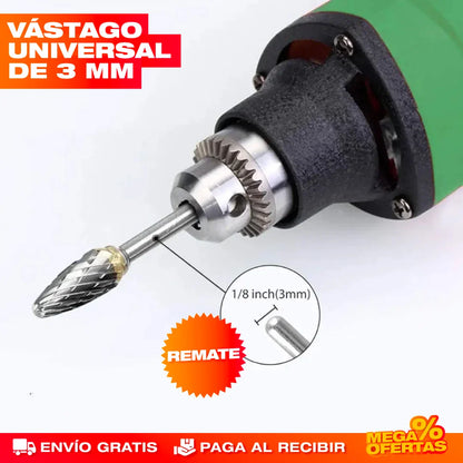 Brocas y Fresas de Carburo – Set x10