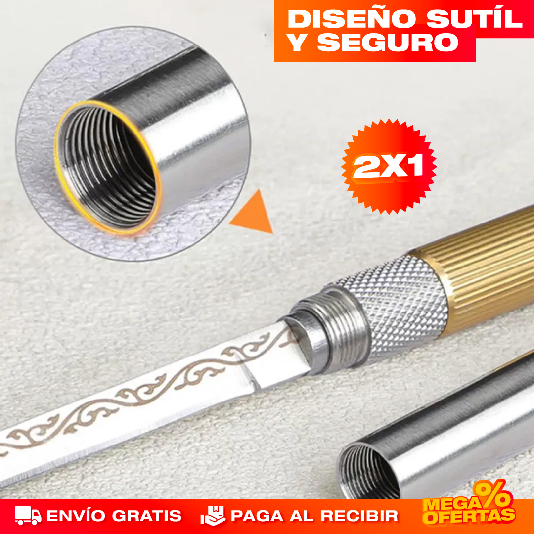 Cuchillo Multiusos de Doble Cabeza – 2 Sets