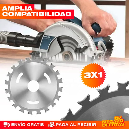 Disco Power Sierra Doble Cara – Promo 3x1