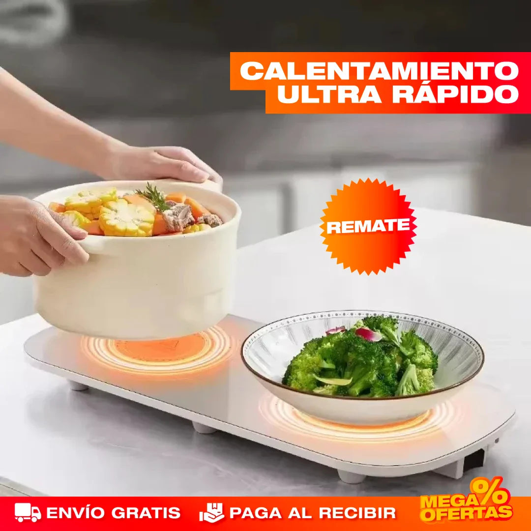 Bandeja Calefactora Eléctrica para Servir