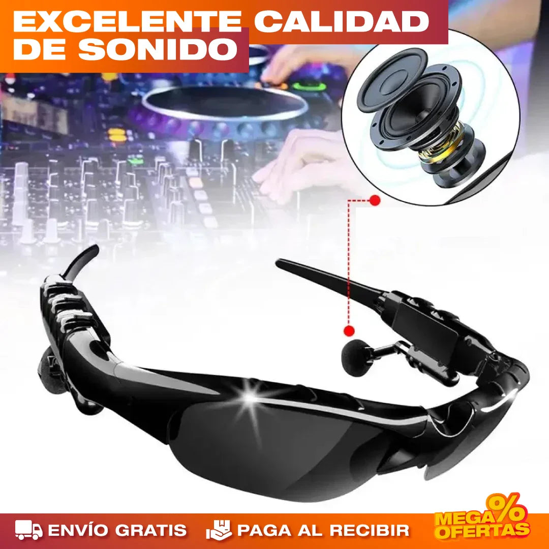 Gafas Deportivas Inalámbricas Bluetooth con Polarización