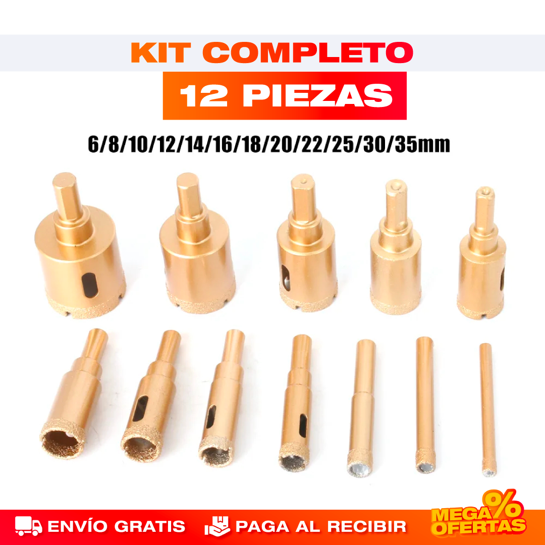 Kit de Brocas de Sierra Diamantadas
