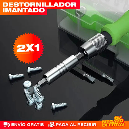 Kit Destornillador 32 Piezas – Promo 2x1