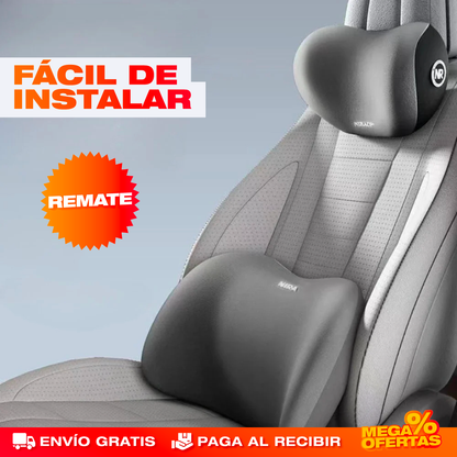 Kit de Soporte Lumbar de Espuma Viscoelástica