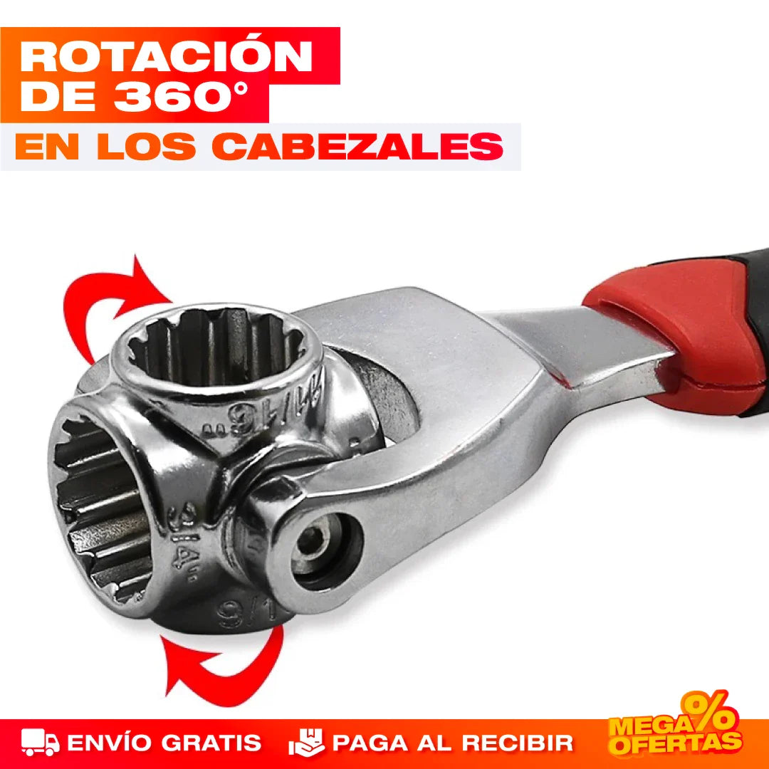 Llave Inglesa Multifuncional 8 en 1