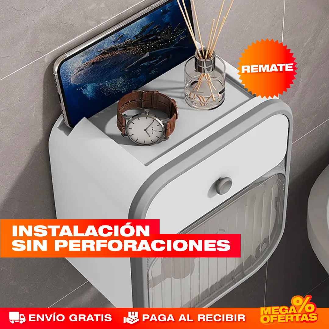 Organizador y Soporte de Papel Higiénico para Baño