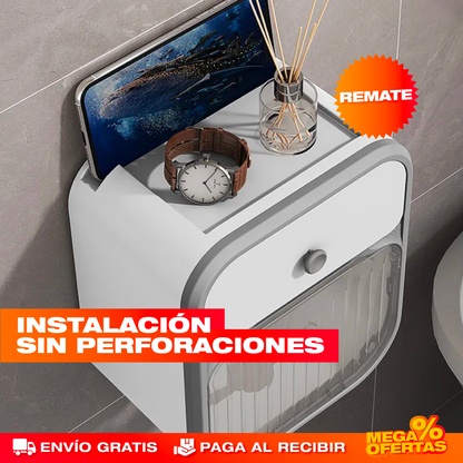 Organizador y Soporte de Papel Higiénico para Baño
