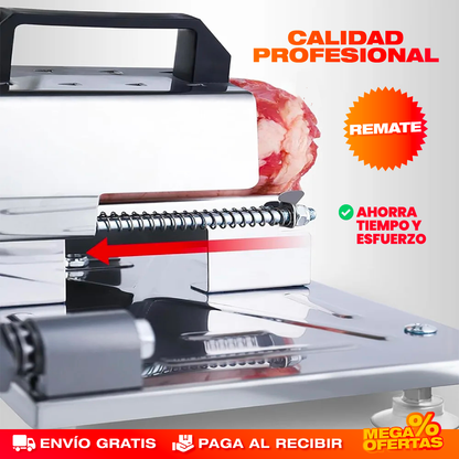 Rebanadora de Carne y Jamones Portátil