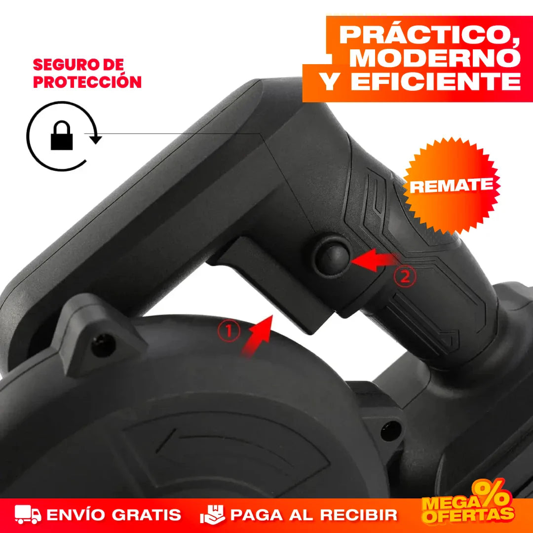 Soplador y Aspirador Portátil Inalámbrico