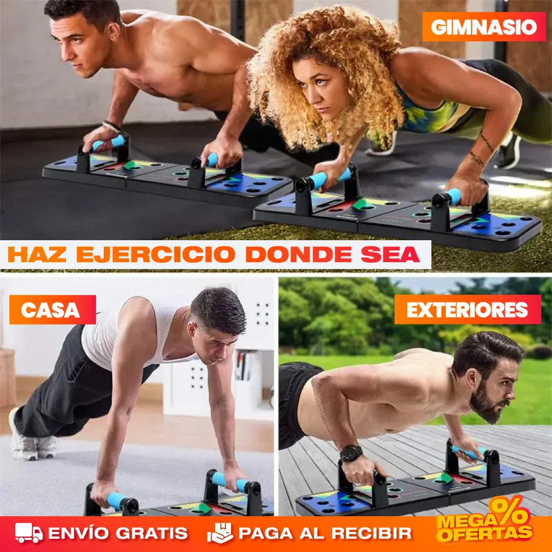 Tabla de Flexiones 9 en 1 – Gimnasio en Casa