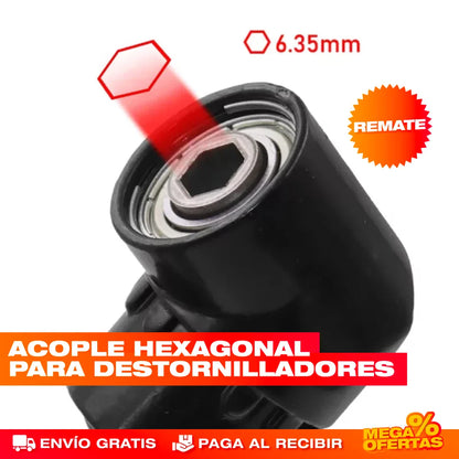 Adaptador de Ángulo Recto para Destornillador – Promo 3x1