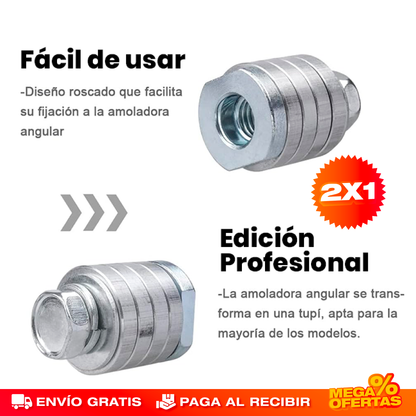 Adaptador de Amoladora a Ranuradora – Promo 2x1