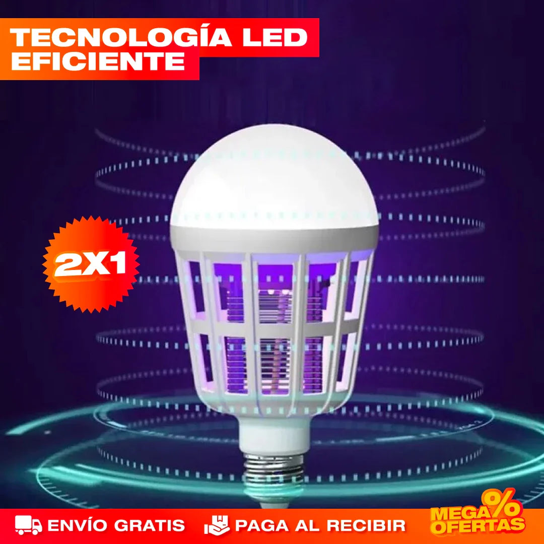 Bombilla LED Antimosquito 2 en 1 – Promo 2x1