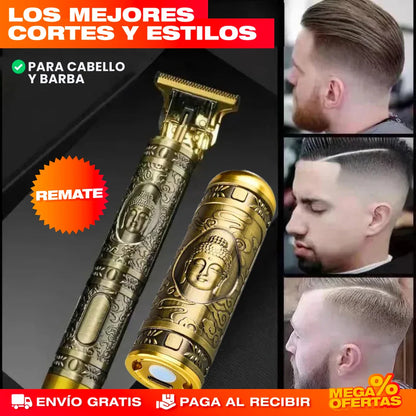 Combo Patillera y Afeitadora Profesional Buda