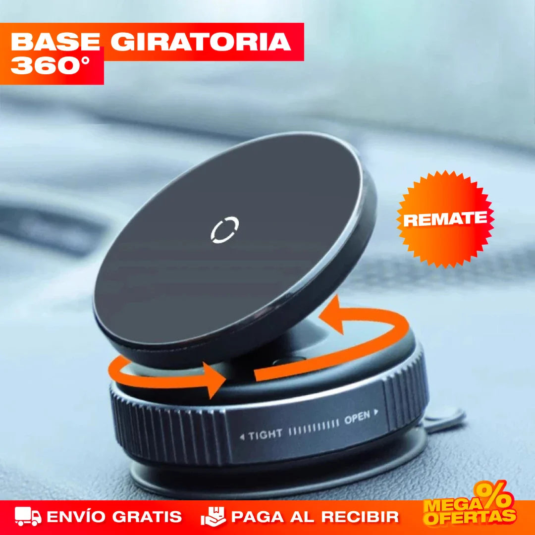 Soporte Magnético para Teléfono con Succión