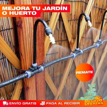 Riego Nebulizador para Jardín – Set x5