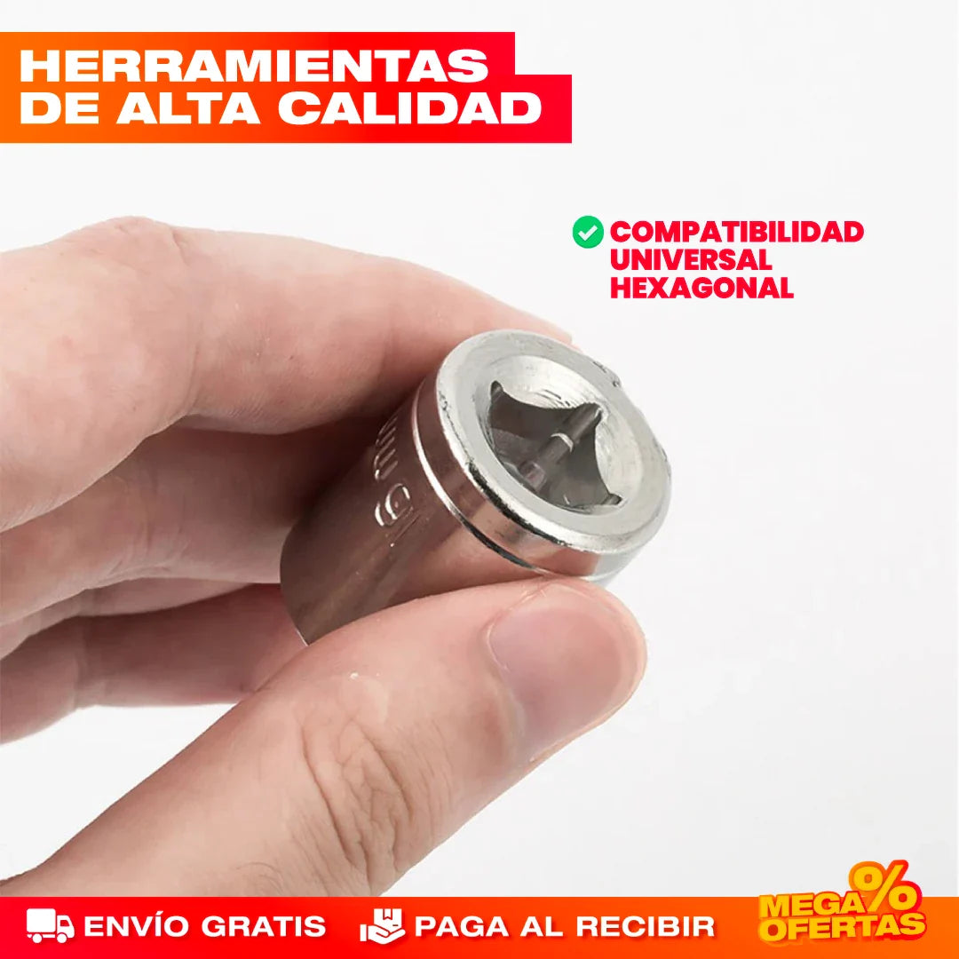 Set de Herramientas Llaves de Vaso y Copas – 40 Piezas