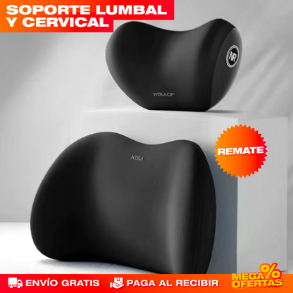 Kit de Soporte Lumbar de Espuma Viscoelástica