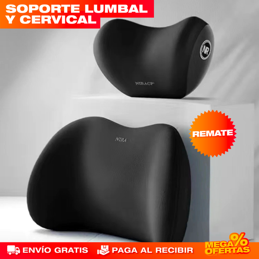 Kit de Soporte Lumbar de Espuma Viscoelástica
