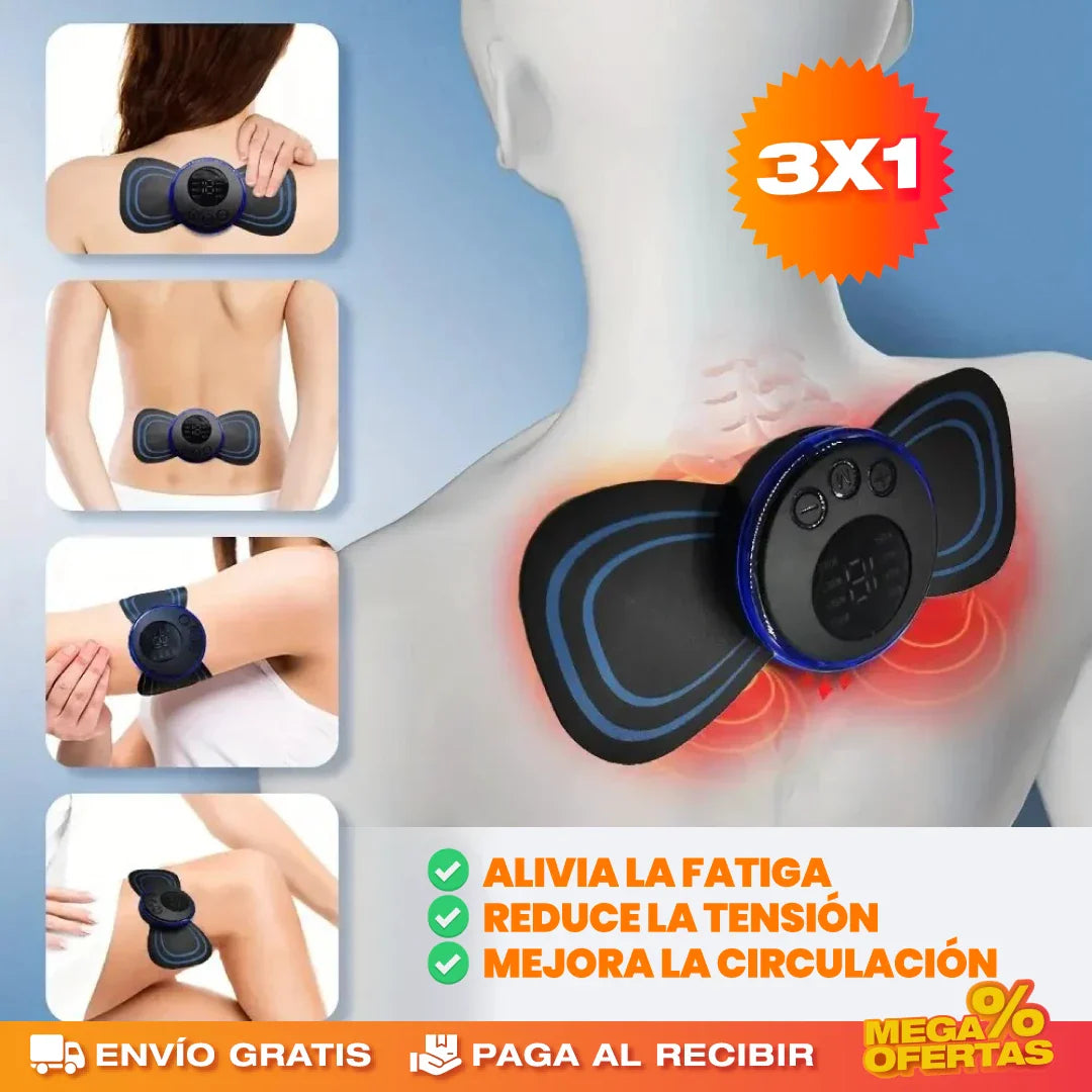 Masajeador Eléctrico Corporal – Promo 3x1