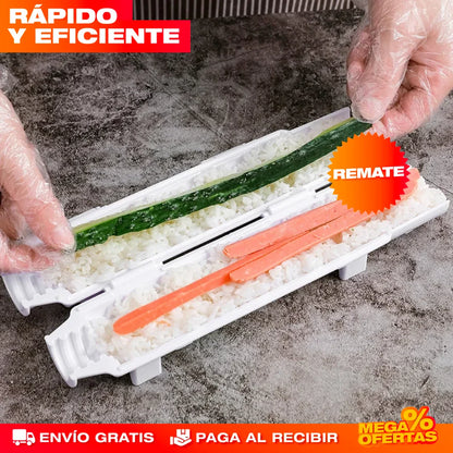 Molde Cilíndrico para Hacer Sushi en Casa