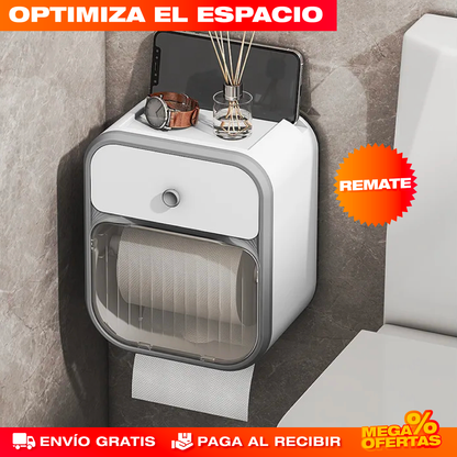 Organizador y Soporte de Papel Higiénico para Baño