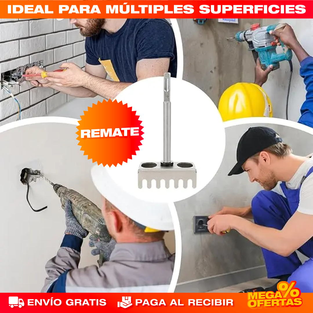 Broca Hard Hole para Cortes Cuadrados – Promo 2x1