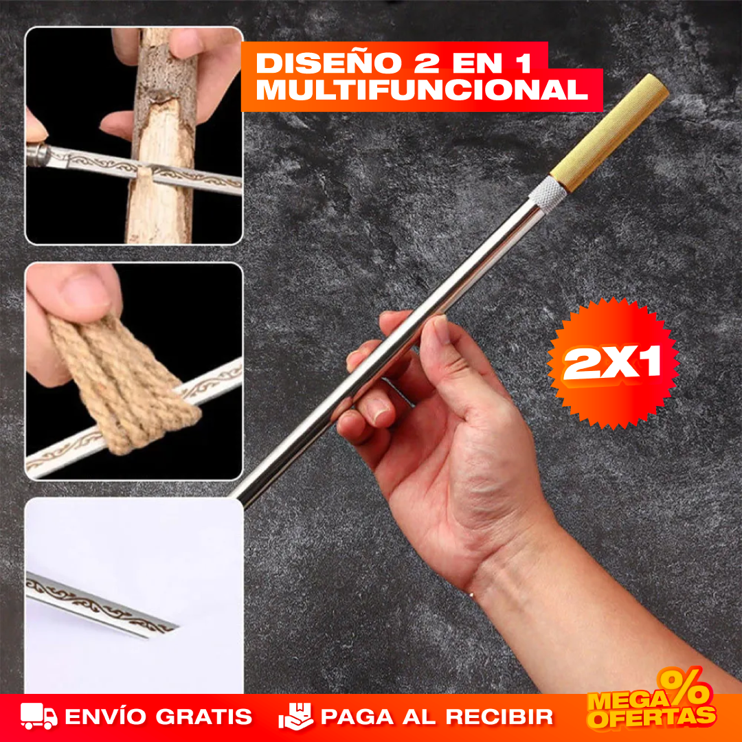 Cuchillo Multiusos de Doble Cabeza – 2 Sets