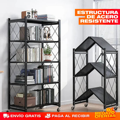 Estante Organizador Plegable de Metal – 5 Pisos