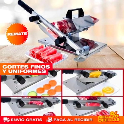 Rebanadora de Carne y Jamones Portátil