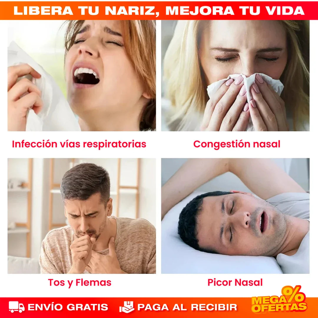 Tiras Nasales Magnéticas Antirronquidos y Deportivas