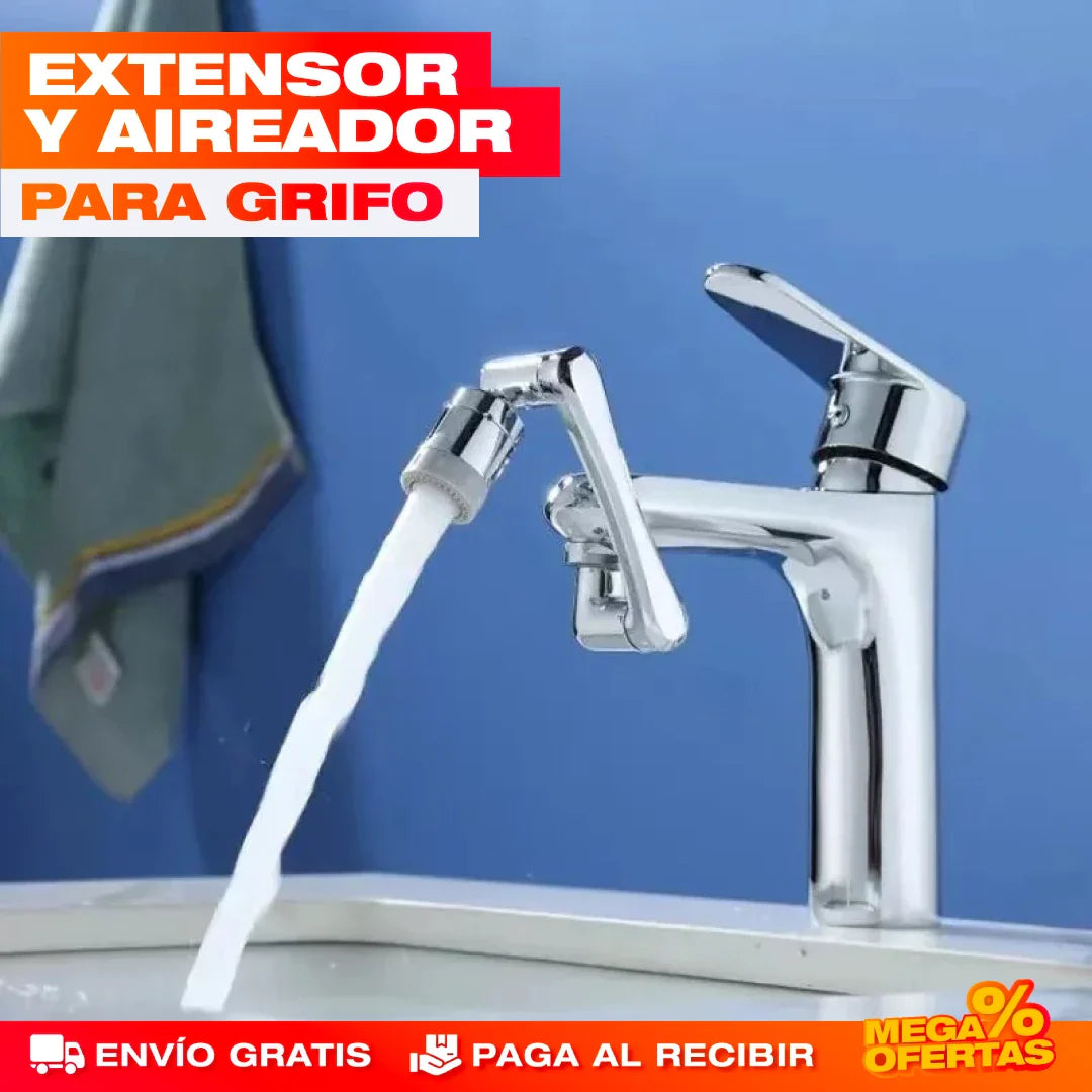 Grifo Universal con Extensión Giratoria