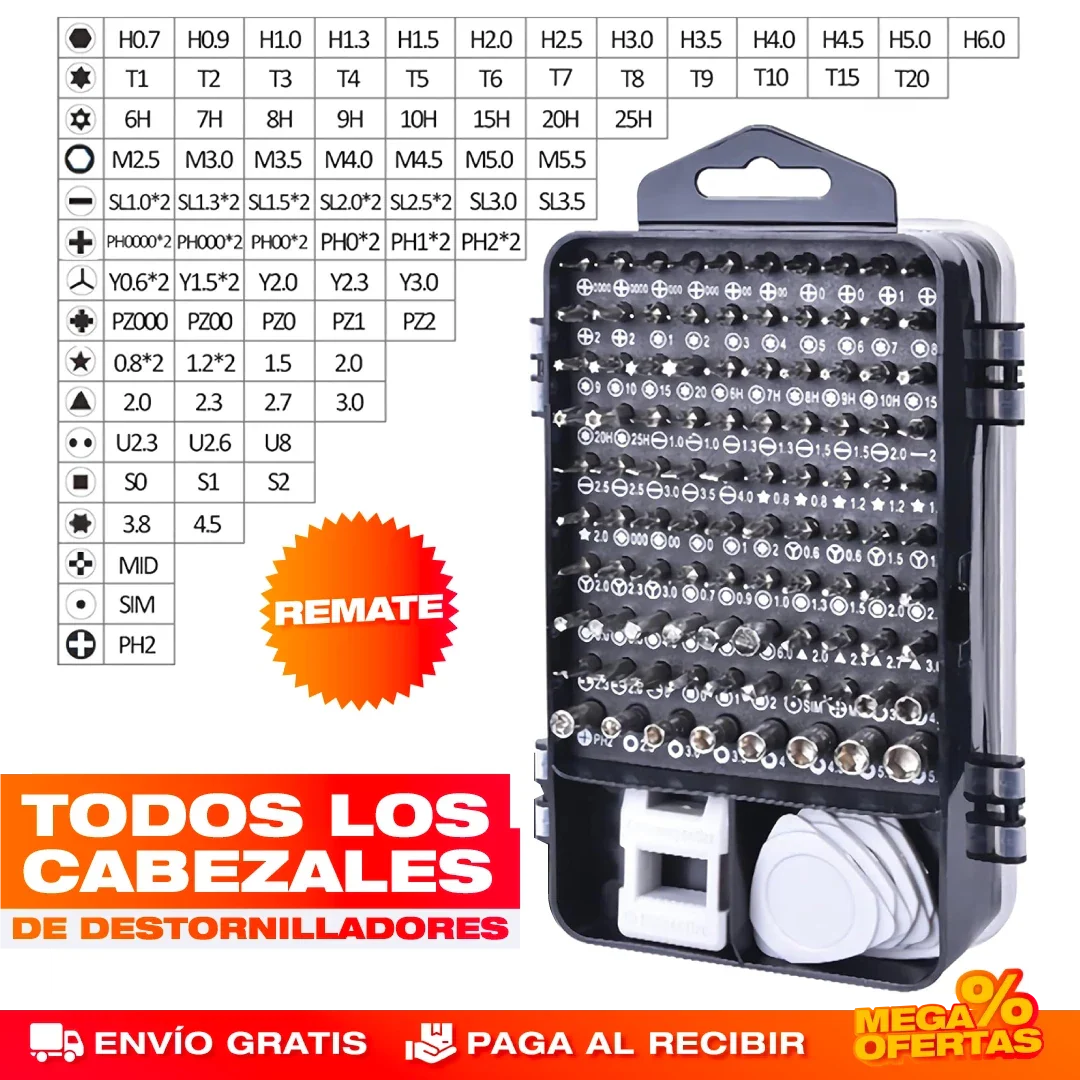 Set de Destornillador para Celular