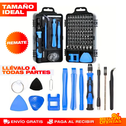 Kit Destornilladores para Electrónicos – 110 Piezas