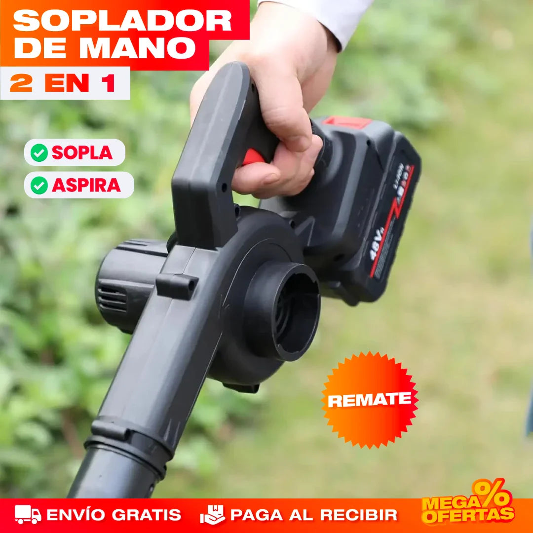 Soplador y Aspirador Portátil Inalámbrico