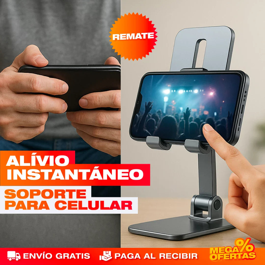 FlexHold™ – Soporte 360° para Superficies Planas