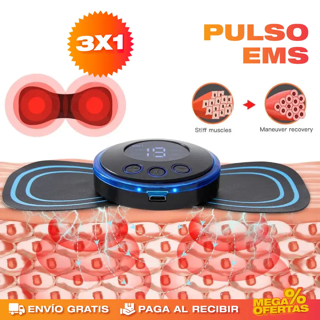 Masajeador Eléctrico Corporal – Promo 3x1