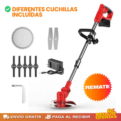 Cortadora Podadora de Césped Recargable