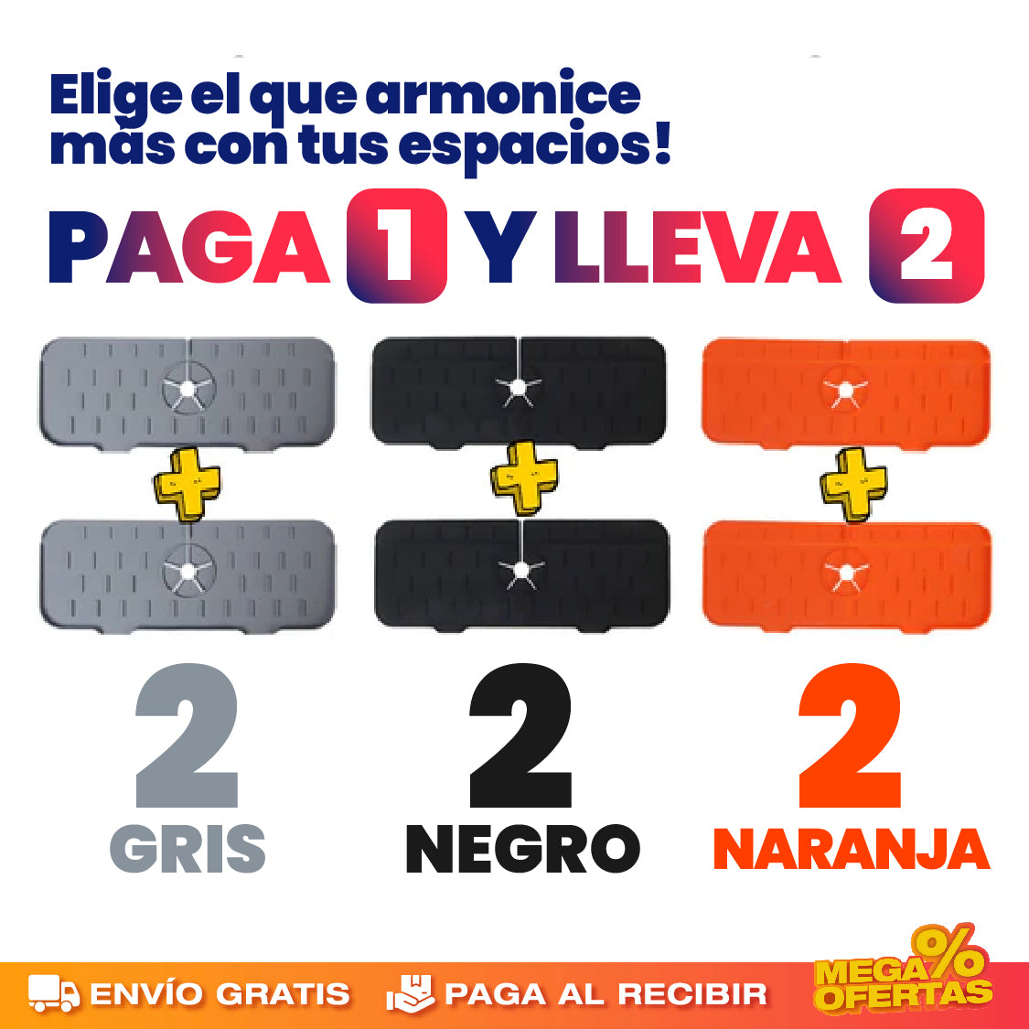 Alfombrilla de Silicona Absorbente – Promo 2x1